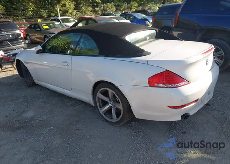 2010 BMW 650I from USA, damaged, VIN WBAEB5C57AC225923